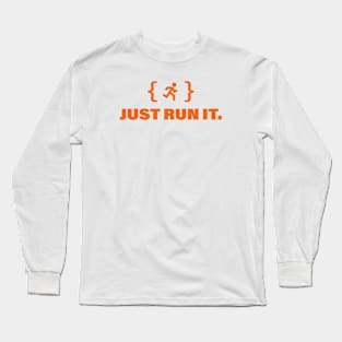 RUNNING CODE Long Sleeve T-Shirt